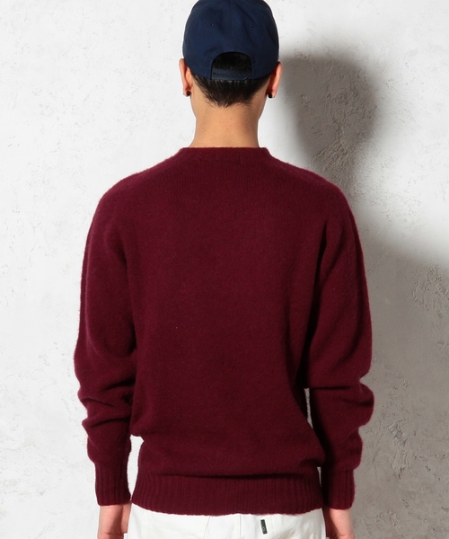 green label relaxing（グリーンレーベルリラクシング）の「[ジョンタロック] JOHN TULLOCH SHAGGYSHLT ニット ◆（ニット/セーター・メンズ・ホワイト/ケリー/コバルトブルー/ネイビー/グレー/ベージュ/ワインレッド/イエロー・36/40/38）」の18枚目の写真