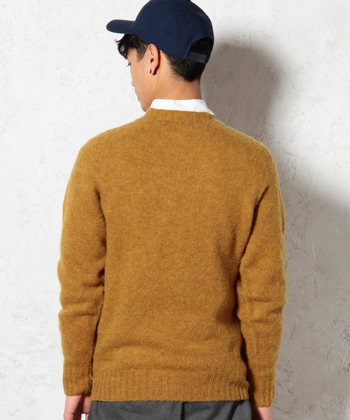 green label relaxing（グリーンレーベルリラクシング）の「[ジョンタロック] JOHN TULLOCH SHAGGYSHLT ニット ◆（ニット/セーター・メンズ・ホワイト/ケリー/コバルトブルー/ネイビー/グレー/ベージュ/ワインレッド/イエロー・36/40/38）」の19枚目の写真