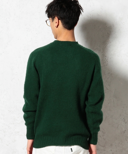 green label relaxing（グリーンレーベルリラクシング）の「[ジョンタロック] JOHN TULLOCH SHAGGYSHLT ニット ◆（ニット/セーター・メンズ・ホワイト/ケリー/コバルトブルー/ネイビー/グレー/ベージュ/ワインレッド/イエロー・36/40/38）」の20枚目の写真