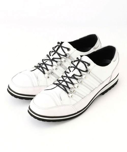 NICOLE CLUB FOR MEN(ニコルクラブフォーメン)の「メタルラインシューズ(その他シューズ・メンズ・ホワイト×シルバー/ブラック系その他・26.5cm/27.5cm/25.5cm)」の6枚目の写真