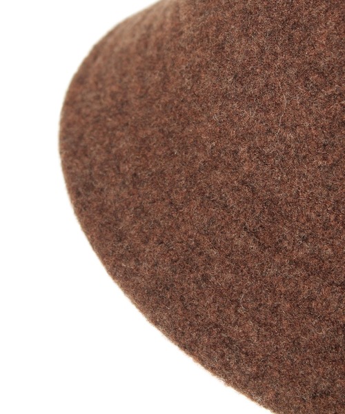 14+（イチヨンプラス）の「バスクシンプルバケットハット（ハット・レディース・ブラック/ベージュ/ブラウン/オフホワイト/ミント/パープル/チャコールグレー/グリーン/ネイビー/オレンジ/ピンク・FREE/LARGE）」の15枚目の写真