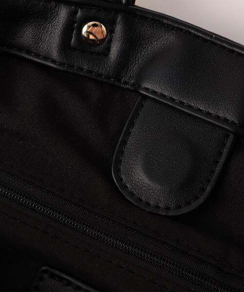 green label relaxing（グリーンレーベルリラクシング）の「MIX CD FUR 2WAY バッグ（ショルダーバッグ・レディース・ライトグレー/ブラック/モカ・FREE）」の13枚目の写真