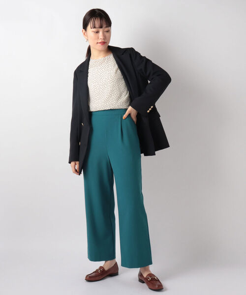 NOLLEY’S(ノーリーズ)の「TWウォッシャブルワイドパンツ(その他パンツ・レディース・グリーン/ピンク/カーキ・36/34/38)」の20枚目の写真