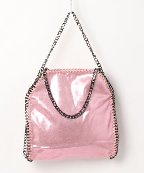 VEENA 1921（ヴィーナ）の「【VEENA 1921/ヴィーナ】3WAYチェーン ファラベラ トートバッグM（ショルダーバッグ・レディース・カーキ/レオパード/ピンク/パイソン/シルバー/ブラック・FREE）」の3枚目の写真