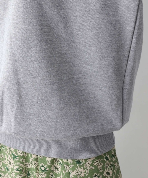 A part by（アパートバイ）の「シシュウロゴウラケPO　229315（スウェット・レディース・オフホワイト/ブラック/グレー・FREE）」の6枚目の写真