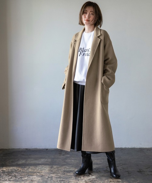 A part by（アパートバイ）の「シシュウロゴウラケPO　229315（スウェット・レディース・オフホワイト/ブラック/グレー・FREE）」の22枚目の写真