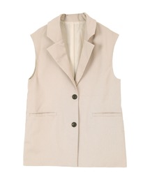 UR'S | チェック柄テーラードジレ(その他アウター)