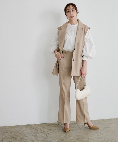 UR'S（ユアーズ）の「ﾁｪｯｸ柄ﾃｰﾗｰﾄﾞｼﾞﾚ（その他アウター・レディース・ブラック/ベージュ/アイボリー・M）」の6枚目の写真