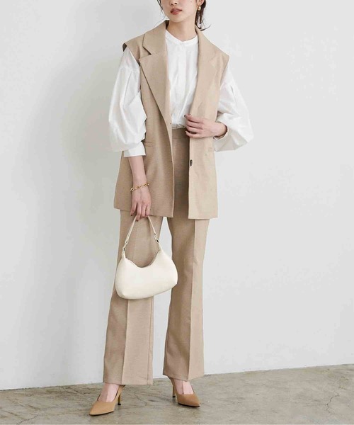 UR'S（ユアーズ）の「ﾁｪｯｸ柄ﾃｰﾗｰﾄﾞｼﾞﾚ（その他アウター・レディース・ブラック/ベージュ/アイボリー・M）」の13枚目の写真