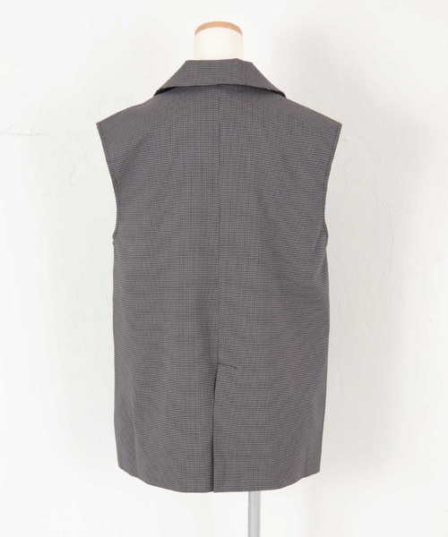 UR'S（ユアーズ）の「ﾁｪｯｸ柄ﾃｰﾗｰﾄﾞｼﾞﾚ（その他アウター・レディース・ブラック/ベージュ/アイボリー・M）」の16枚目の写真