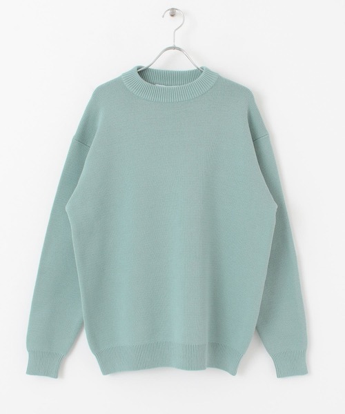 URBAN RESEARCH（アーバンリサーチ）の「シーズンレスクルーネックニット（ニット/セーター・メンズ・ミント/ブラウン系その他/オフホワイト/ブルー系その他・MEDIUM/LARGE）」の17枚目の写真