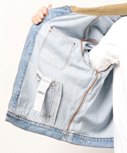 Levi's（リーバイス）の「Levi's/リーバイス SUNSET TRUCKER/デニムジャケット/Gジャン（デニムジャケット・メンズ・ライトインディゴブルー・S/M/L）」の16枚目の写真