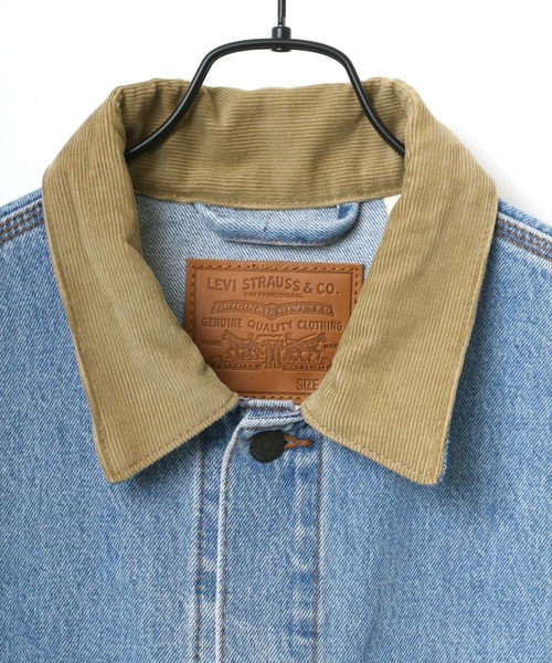 Levi's（リーバイス）の「Levi's/リーバイス SUNSET TRUCKER/デニムジャケット/Gジャン（デニムジャケット・メンズ・ライトインディゴブルー・S/M/L）」の4枚目の写真