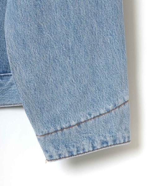 Levi's（リーバイス）の「Levi's/リーバイス SUNSET TRUCKER/デニムジャケット/Gジャン（デニムジャケット・メンズ・ライトインディゴブルー・S/M/L）」の9枚目の写真