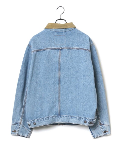 Levi's（リーバイス）の「Levi's/リーバイス SUNSET TRUCKER/デニムジャケット/Gジャン（デニムジャケット・メンズ・ライトインディゴブルー・S/M/L）」の3枚目の写真