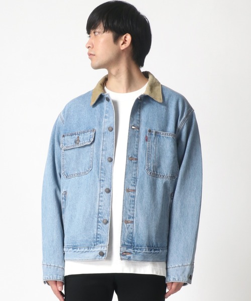 Levi's（リーバイス）の「Levi's/リーバイス SUNSET TRUCKER/デニムジャケット/Gジャン（デニムジャケット・メンズ・ライトインディゴブルー・S/M/L）」の18枚目の写真