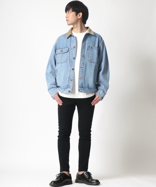 Levi's（リーバイス）の「Levi's/リーバイス SUNSET TRUCKER/デニムジャケット/Gジャン（デニムジャケット・メンズ・ライトインディゴブルー・S/M/L）」の21枚目の写真