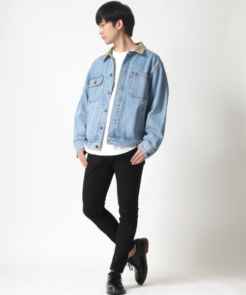 Levi's（リーバイス）の「Levi's/リーバイス SUNSET TRUCKER/デニムジャケット/Gジャン（デニムジャケット・メンズ・ライトインディゴブルー・S/M/L）」の22枚目の写真