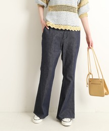 IENA | ReactiveDyeデニムセミフレアパンツ◆(デニムパンツ)