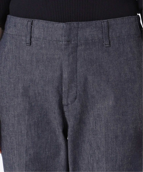 IENA（イエナ）の「ReactiveDyeデニムセミフレアパンツ◆（デニムパンツ・レディース・ホワイト/ネイビー・34/40/36/38）」の4枚目の写真