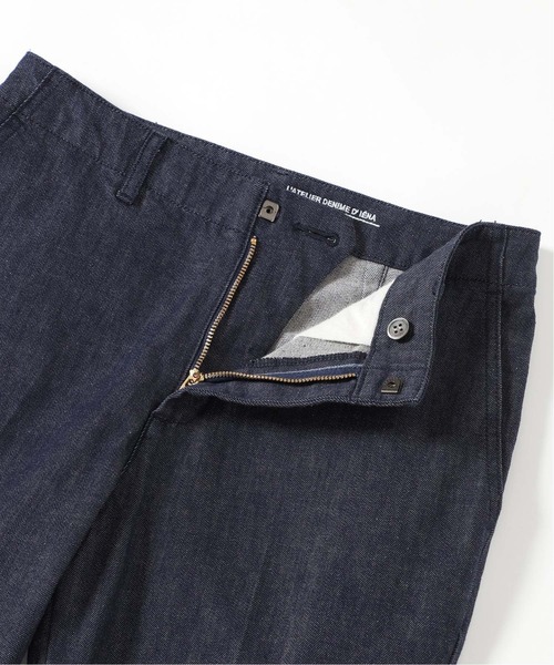 IENA（イエナ）の「ReactiveDyeデニムセミフレアパンツ◆（デニムパンツ・レディース・ホワイト/ネイビー・34/40/36/38）」の7枚目の写真