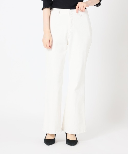 IENA（イエナ）の「ReactiveDyeデニムセミフレアパンツ◆（デニムパンツ・レディース・ホワイト/ネイビー・34/40/36/38）」の10枚目の写真