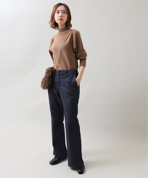 IENA（イエナ）の「ReactiveDyeデニムセミフレアパンツ◆（デニムパンツ・レディース・ホワイト/ネイビー・34/40/36/38）」の18枚目の写真