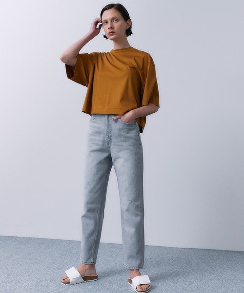 STUNNING LURE(スタニングルアー)の「ハイライズテーパードDENIM(デニムパンツ・レディース・ライトグレー/ライトブルー・23/24/25)」の19枚目の写真