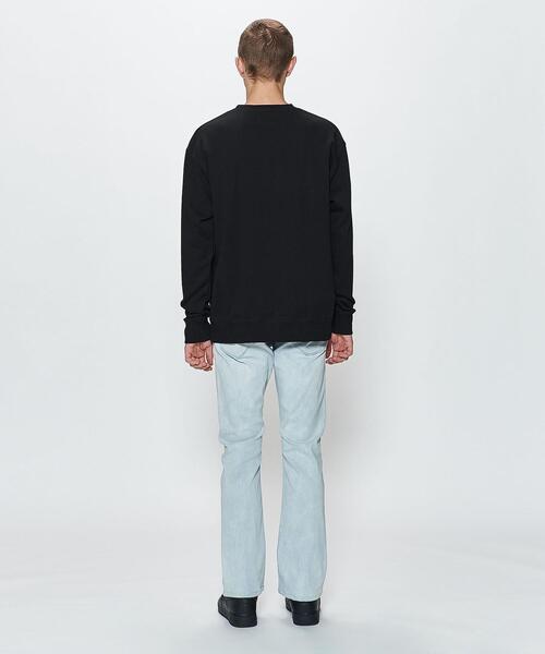 DRESSEDUNDRESSED（ドレスドアンドレスド）の「＜DRESSEDUNDRESSED＞ INVERT LOGO TEXT SWT/スウェット（スウェット・メンズ・ブラック・4/3）」の2枚目の写真