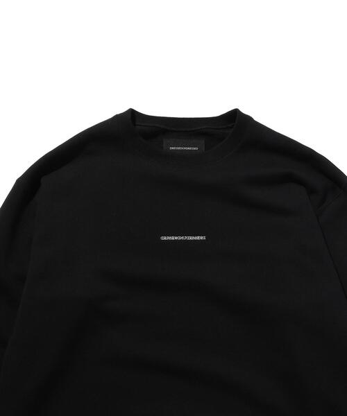 DRESSEDUNDRESSED（ドレスドアンドレスド）の「＜DRESSEDUNDRESSED＞ INVERT LOGO TEXT SWT/スウェット（スウェット・メンズ・ブラック・4/3）」の4枚目の写真