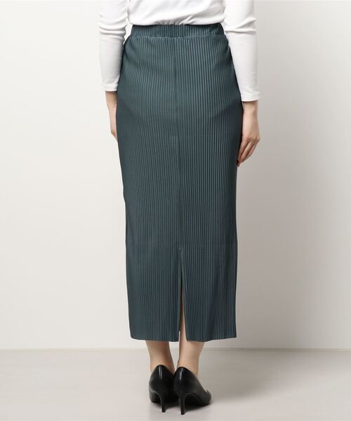 ottilie（オティーリエ）の「リブタイトスカート（スカート・レディース・オレンジ/グレイッシュベージュ/ブラック/チャコールグレー/グリーン/ライトベージュ/ブルー・FREE）」の9枚目の写真