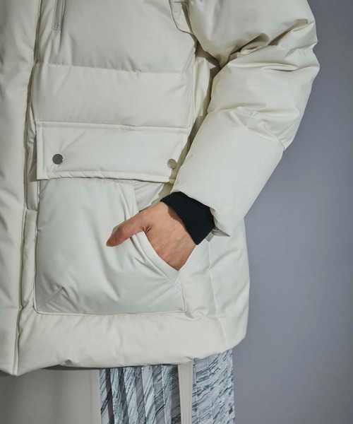 CITY TOKYO（シティトウキョウ）の「900フィルパワーホッカイドウダウンジャケット（ダウンジャケット/コート・レディース・オフホワイト/ブラック・2/1）」の14枚目の写真