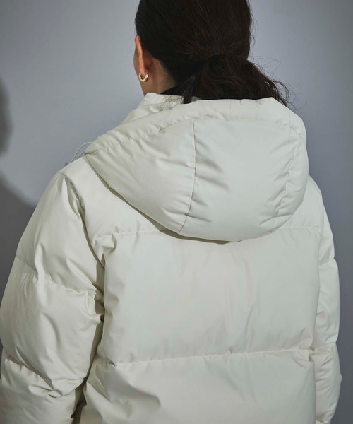 CITY TOKYO（シティトウキョウ）の「900フィルパワーホッカイドウダウンジャケット（ダウンジャケット/コート・レディース・オフホワイト/ブラック・2/1）」の17枚目の写真