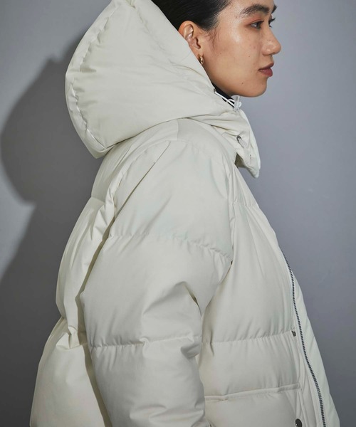 CITY TOKYO（シティトウキョウ）の「900フィルパワーホッカイドウダウンジャケット（ダウンジャケット/コート・レディース・オフホワイト/ブラック・2/1）」の22枚目の写真