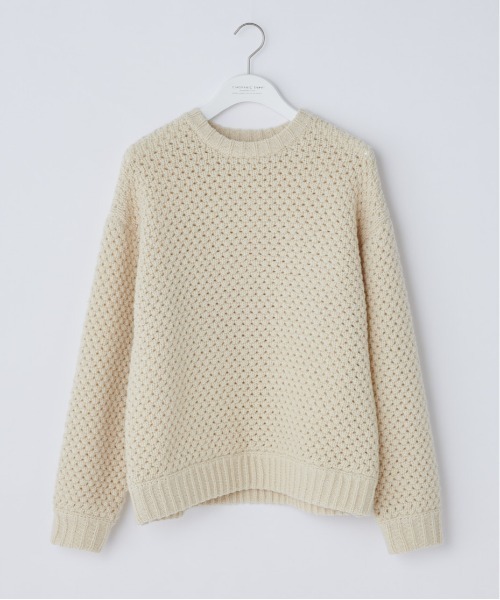 CIAOPANIC TYPY（チャオパニックティピー）の「シェットランドポップコーンニットプルオーバー（ニット/セーター・メンズ・ベージュ/アイボリー・MEDIUM/LARGE）」の12枚目の写真
