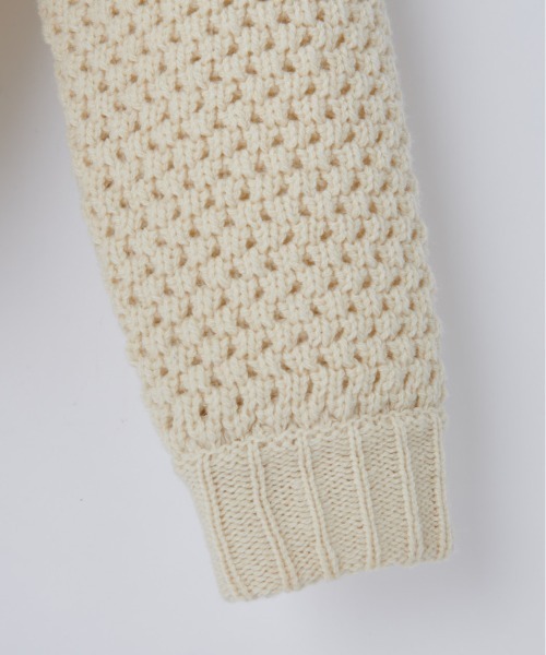 CIAOPANIC TYPY（チャオパニックティピー）の「シェットランドポップコーンニットプルオーバー（ニット/セーター・メンズ・ベージュ/アイボリー・MEDIUM/LARGE）」の21枚目の写真