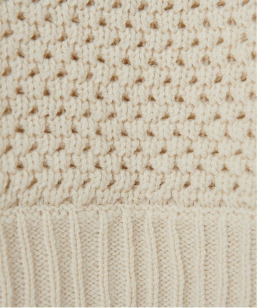 CIAOPANIC TYPY（チャオパニックティピー）の「シェットランドポップコーンニットプルオーバー（ニット/セーター・メンズ・ベージュ/アイボリー・MEDIUM/LARGE）」の9枚目の写真
