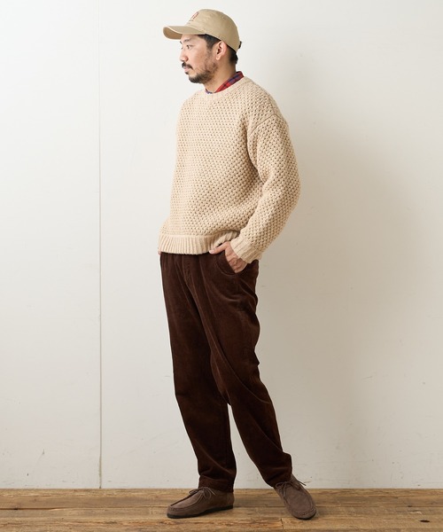 CIAOPANIC TYPY（チャオパニックティピー）の「シェットランドポップコーンニットプルオーバー（ニット/セーター・メンズ・ベージュ/アイボリー・MEDIUM/LARGE）」の13枚目の写真