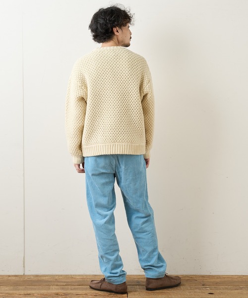 CIAOPANIC TYPY（チャオパニックティピー）の「シェットランドポップコーンニットプルオーバー（ニット/セーター・メンズ・ベージュ/アイボリー・MEDIUM/LARGE）」の19枚目の写真