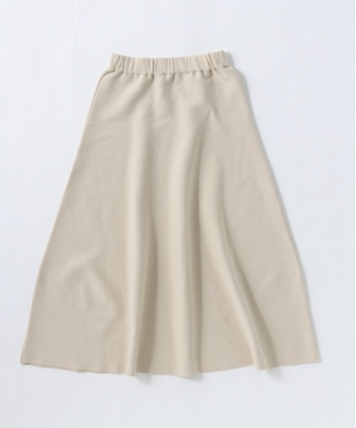 UNFIL(アンフィル)の「unfil アンフィル / high twist suvin cotton smooth-knit skirt ハイツイスト スビンコットン スムースニットスカート / WWSP-UW110(スカート・レディース・ダークブラウン/ライトベージュ・1)」の16枚目の写真