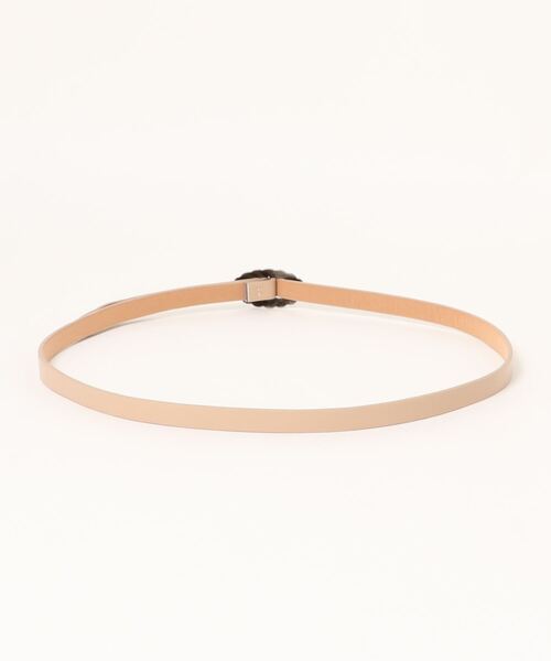 casita(RETRO GIRL)(カシータ)の「スリムコンチョベルト(ベルト・レディース・ブラック/ブラウン/ライトベージュ・FREE)」の4枚目の写真