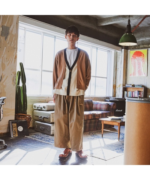 is-ness（イズネス）の「BALLOON EZ PANTS（チノパンツ・メンズ・ベージュ/ブラック/カーキ・R）」の19枚目の写真