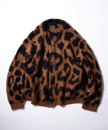 TOWNCRAFT | Towncraft PREP/タウンクラフトプレップ LEOPARD MOHAIR TOUCH RELAX CARDIGAN/レオパード モヘヤタッチ リラックス カーディガン(カーディガン/ボレロ)