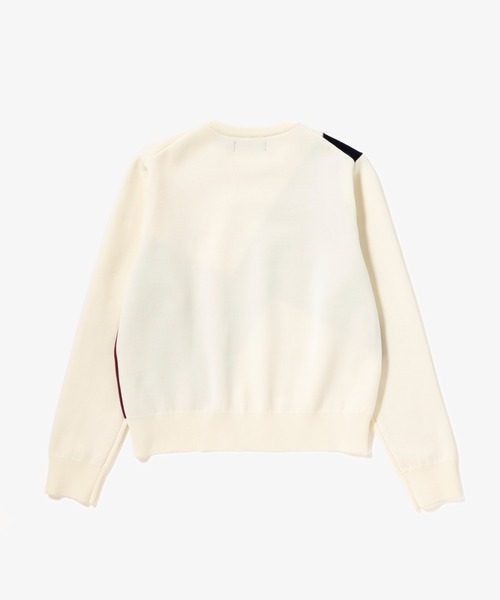 FRED PERRY(フレッドペリー)の「Colour Block Knitwear(ニット/セーター・レディース・ホワイト/ブラック・10)」の14枚目の写真