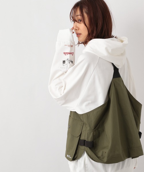 GLOBAL WORK(グローバルワーク)の「LOGOS*GW ベスト/227980(ベスト・メンズ・カーキ/ネイビー・FREE)」の3枚目の写真