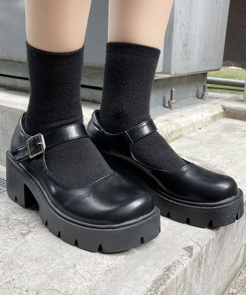 Figments(フィグメンツ)の「プラットフォームストラップシューズ(その他シューズ・レディース・ブラック・SMALL/MEDIUM)」の8枚目の写真