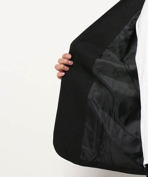 aimoha（アイモハ）の「【aimoha Men's】 薄手テーラードジャケット (OG)【セットアップ対応】 (LR)（テーラードジャケット・メンズ・ブラック/チョコ/ベージュ/ダークグレー/ダークブラウン/ブルー/レッド・MEDIUM/LARGE/X-LARGE/XX-LARGE）」の22枚目の写真