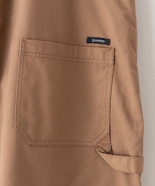 LB/S （エルビーエス）の「防汚加工 ツイルオーバーオール（サロペット/オーバーオール・メンズ・ベージュ/オリーブ/ブラック・X-LARGE/LARGE/SMALL/MEDIUM）」の11枚目の写真