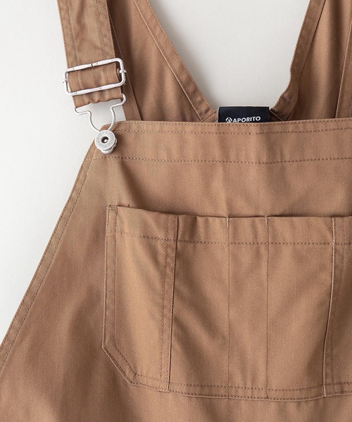 LB/S （エルビーエス）の「防汚加工 ツイルオーバーオール（サロペット/オーバーオール・メンズ・ベージュ/オリーブ/ブラック・X-LARGE/LARGE/SMALL/MEDIUM）」の8枚目の写真