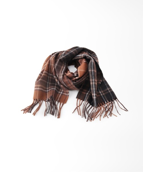 EDIFICE SELECT(エディフィスセレクト)の「【BEGG&Co / ベグアンドコー】Beattie 32*180(マフラー・メンズ・チャコールグレー/ネイビー・FREE)」の2枚目の写真